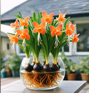 Phalaenopsis Lantern Flower Bulbs - Orange